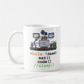 Java Script Coffee Coding コーヒーマグカップ (左)