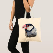 Java Sparrow—シンプルなデザイン トートバッグ (正面(商品))