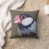 Java Sparrow—simplified  クッション (ブランケット)