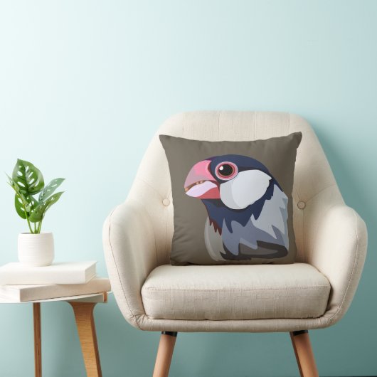 Java Sparrow—simplified  クッション (椅子)