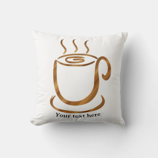 Java Steaming Cup | 木製の曲線的なコーヒー&紅茶 クッション