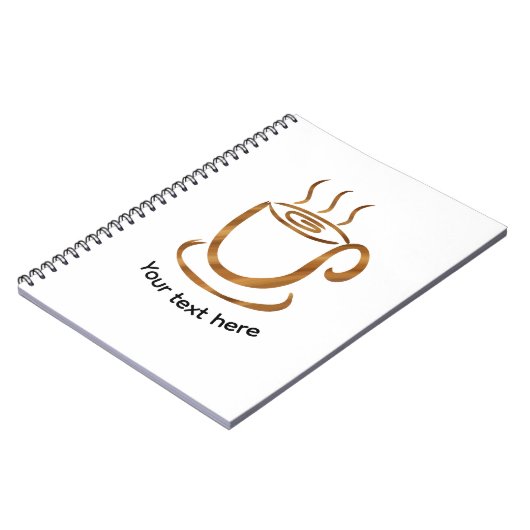 Java Steaming Cup | Wooden Curvy Coffee & Tea ノートブック (左側)