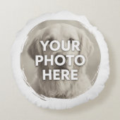 Java Steaming Cup | Wooden Curvy Coffee & Tea ラウンドクッション (裏面)