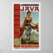 Java Vintage Travelポスターの復元 ポスター (正面)