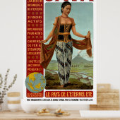 Java Vintage Travelポスターの復元 ポスター (キッチン)