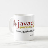 JavaPodz 11 ozの収集できる2007マグ コーヒーマグカップ (正面左)