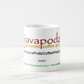 JavaPodz 11 oz "緑"は2007のコレクター襲います コーヒーマグカップ (中央)