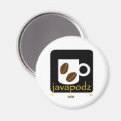 JavaPodz 2008冷蔵庫磁石 マグネット (正面/裏面)