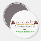JavaPodz Collectivable "Green" 2007冷凍機等 マグネット (正面/裏面)