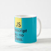 JavaScriptにクラスがありません コーヒーマグカップ (正面右)