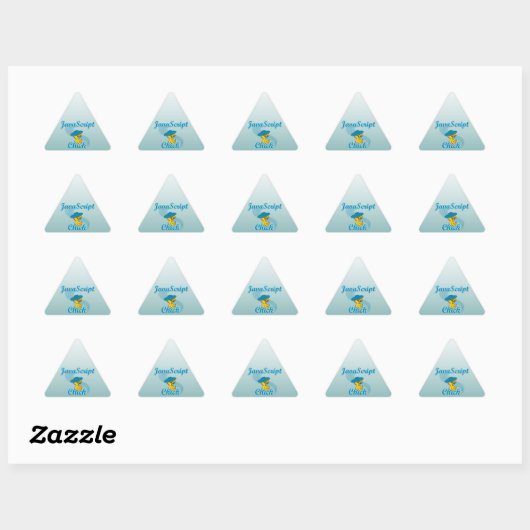 JavaScriptのクリック#3 三角形シール (シート)