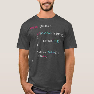 JavaScriptのコーヒーの要件 Tシャツ