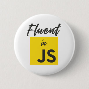 JavaScriptのプログラミング言語で流暢 缶バッジ
