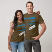 Javascriptアパレルコーディングのプロおもしろいグラム Tシャツ (ユニセックス)