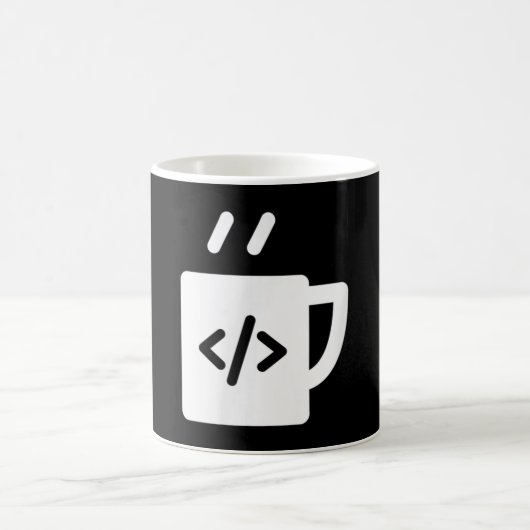JavaScriptコードコーヒー開発者プログラマ コーヒーマグカップ (中央)