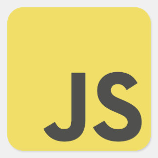 JavaScriptプログラミング言語ステッカー スクエアシール