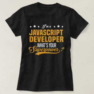 JavaScript開発者 Tシャツ