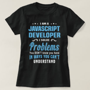 JavaScript開発者 Tシャツ