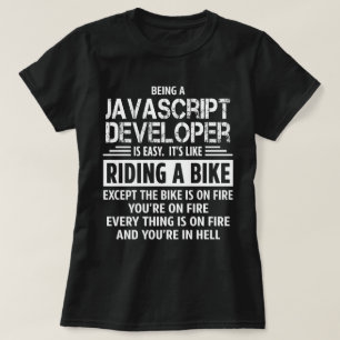 JavaScript開発者 Tシャツ