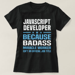 JavaScript開発者 Tシャツ