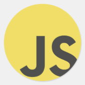 Javascript ラウンドシール (正面)