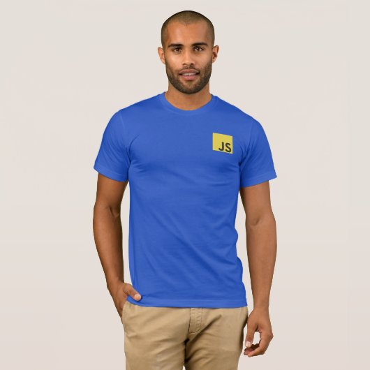 JavaScript ロゴTシャツ Tシャツ (正面フル)