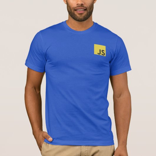 JavaScript ロゴTシャツ Tシャツ (正面)