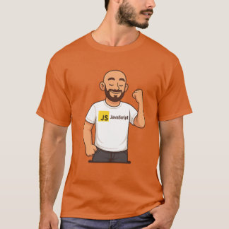 JavaScript Coder Power – White Tee Tシャツ