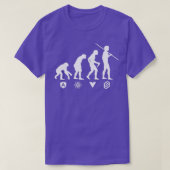 JavaScript Front End Frameworks Evolution Monochro Tシャツ (デザイン正面)