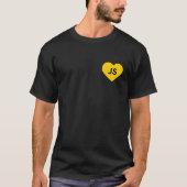 JavaScript - jsのハート Tシャツ (正面)