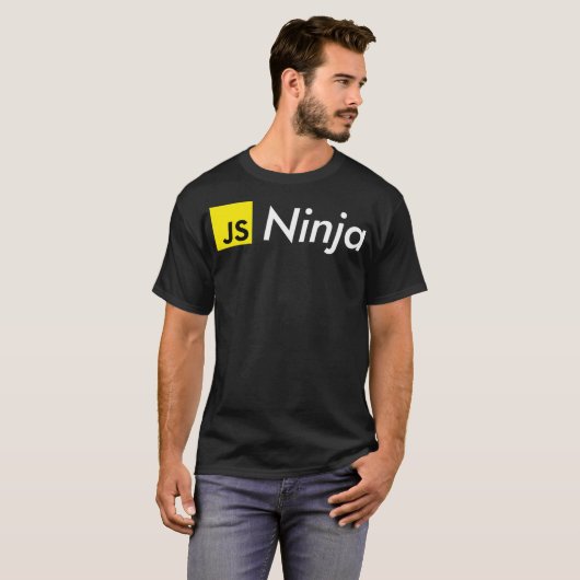 JavaScript JS忍者- Software Dev Comp Sci Ha用 Tシャツ (正面フル)