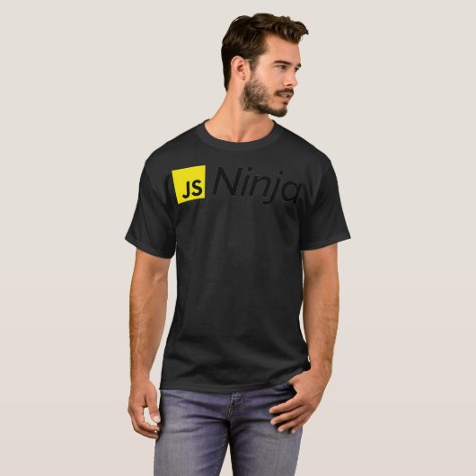 JavaScript Ninja Tシャツ (正面フル)