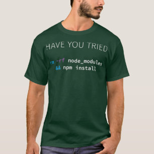 Javascript NodeJSプログラマ開発者ソフトウェアEn Tシャツ