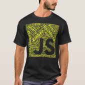JavaScript Shirt  Original JS Framework Cloud Yell Tシャツ (正面)