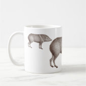 Javelinasはペッカリーのユニークなアリゾナのマグの襟首をつかみました コーヒーマグカップ (左)