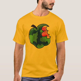 Javisは食べます世界のTシャツ(金ゴールド)を Tシャツ