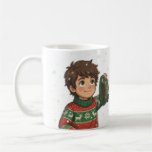 Jawad and hadi コーヒーマグカップ (左)