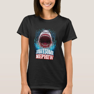 Jawesome Nephew Family Group Matching Great White Tシャツ