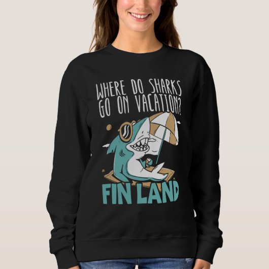 Jawesome Shark Animal Marine Biologist  1 スウェットシャツ (正面)