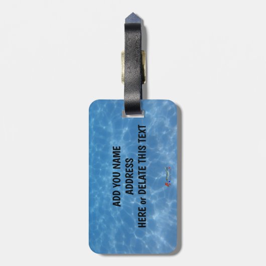 Jawfish ラゲッジタグ (裏面縦)