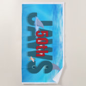 JAWSビーチタオル ビーチタオル (正面)