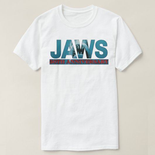 JAWS公開50周年 Tシャツ (デザイン正面)
