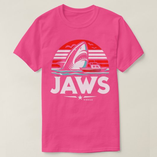 JAWS攻撃用ボート Tシャツ (デザイン正面)