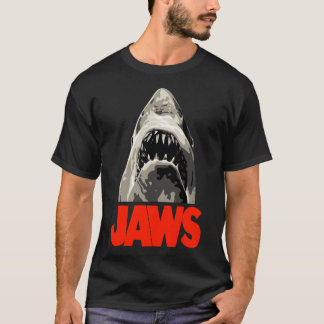 JAWS – ホワイ素晴らしトシャークステッカー Tシャツ