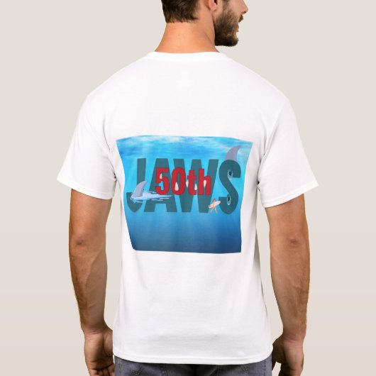 JAWS 50th Shark In The Pond Girl Tシャツ (裏面)