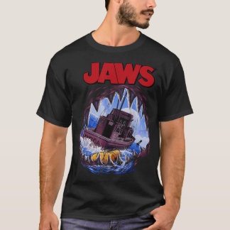 Jaws Mouth View Of Orcaポスタースタイル Tシャツ
