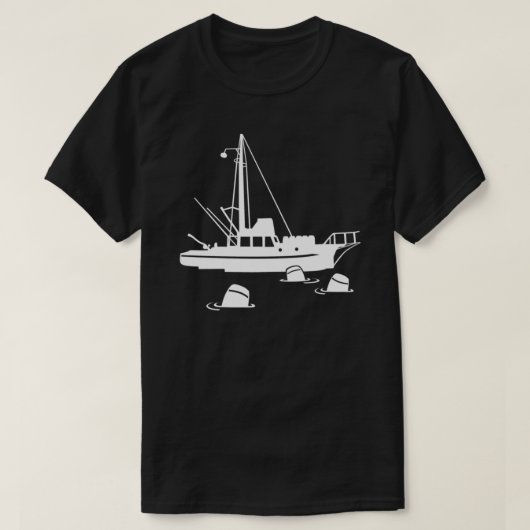Jaws - Orca with Barrel Essential T-Shirt.png Tシャツ (デザイン正面)
