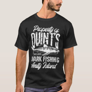 Jaws Paws Capt Quintsアンチサメかご理論水 Tシャツ
