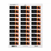 JAX -差出人住所ラベル ラベル (フルシート)