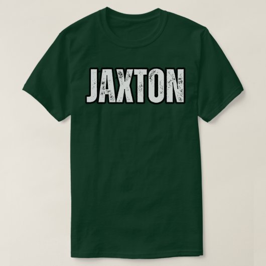 Jaxton名ギフト誕生日記念日 Tシャツ (デザイン正面)